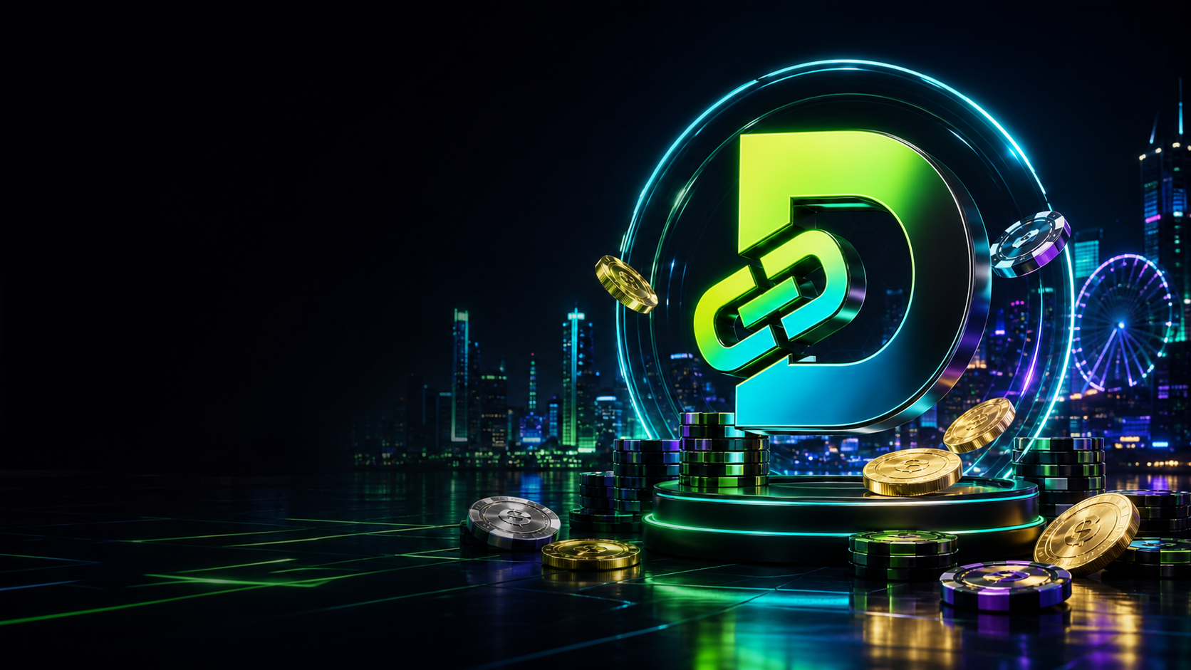 Digitlink premium casino neon scene